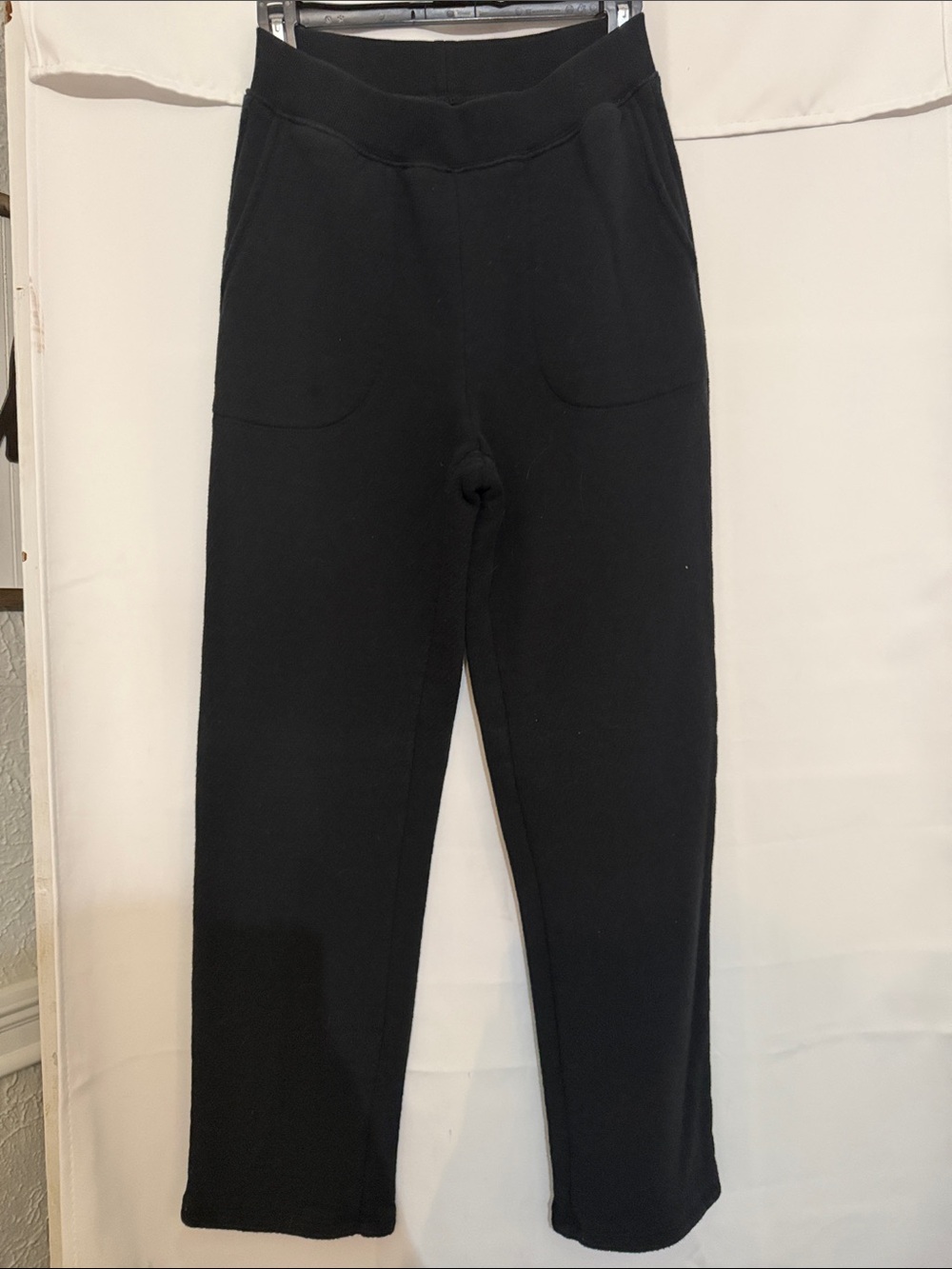 Madewell MWL Classic Black Pull-On Straight Leg Pants